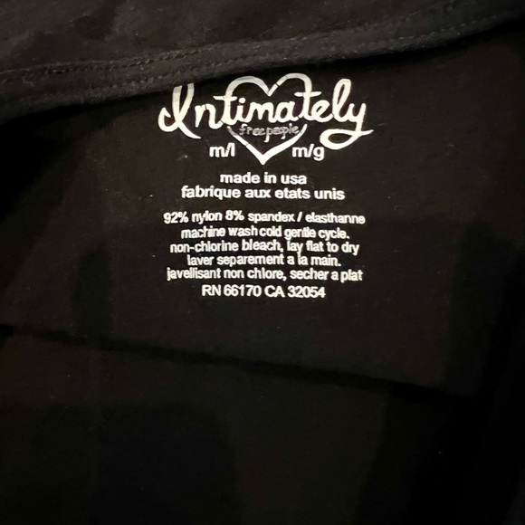 Intimately Free People deep V back shirt, M/L - Picture 3 of 3